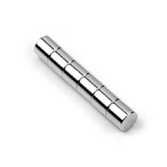Magnete neodimio rotondo - Diametro 5mm x 5mm Potenza 0,98 kg-Leggi tutto