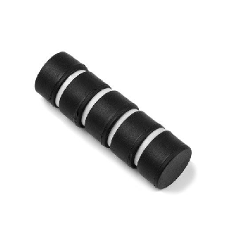 Magnete di rivestimento in gomma Diametro 16,8 mm x 9,4 mm Potenza 7 kg-Leggi tutto