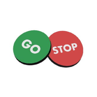 Imán reversible de 35 mm Go/Stop-Leer más