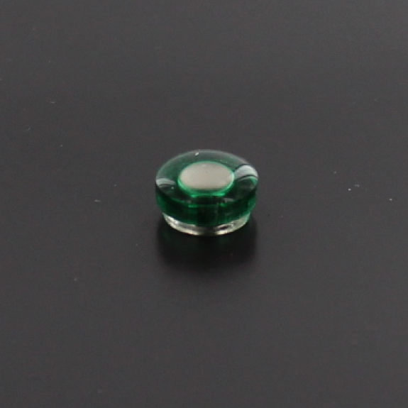 Magnete traslucido rotondo 10mm verde-Leggi tutto