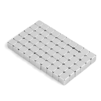 Aimant cube en néodyme 5X5X5mm Puissance 1,2kg-Lire la description