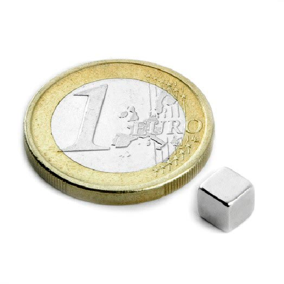 Cubo magnético 5x5x5mm potencia 1.2 kg-Leer más