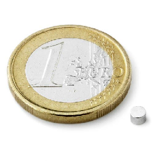 Magnete neodimio rotondo - Diametro 3 mm x 3 mm Potenza 0,29 kg-Leggi tutto
