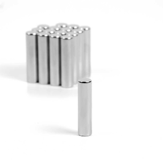 Aimant cylindrique Diamètre 10mm Hauteur 40mm Puissance 5kg-Lire la description