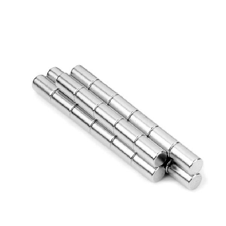 Aimant cylindrique Diamètre 6mm Hauteur 10mm Puissance 1,4kg-Lire la description