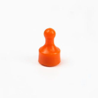 Pedina magnetica arancione 12mm x 20mm-Leggi tutto