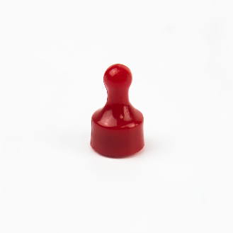 Pion magnétique rouge 12mm x 20mm-Lire la description