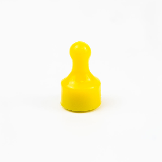 Pion magnétique jaune 12mm x 20mm-Lire la description