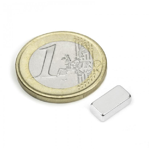 Neodym rechteckiger Magnet 10 mm x 5 mm x 3 mm Leistung 1,5 kg-Beschreibung lesen