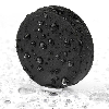 Aimant revêtement caoutchouc diamètre 22mm x 6,4mm Puissance 7,5kg