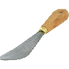 Couteau à mastiquer - Type: Lame courbe feuille de laurier Couteau à mastiquer - Type: Lame courbe feuille de laurier