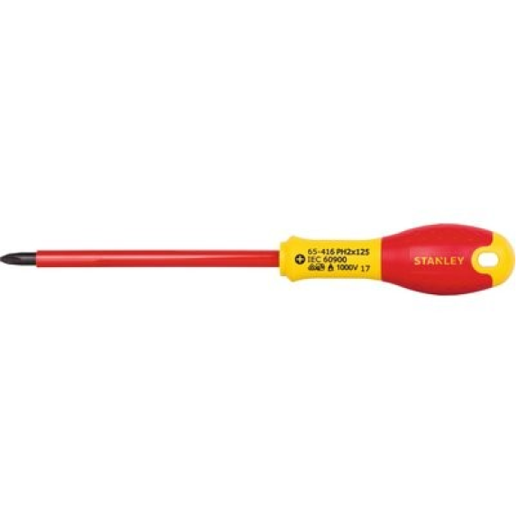 Tournevis , électricien 1000v - Taille: PH 1 | Ø x L. lame: 5 x 100 mm Tournevis , électricien 1000v - Taille: PH 1 | Ø x L. lame: 5 x 100 mm-Lire la description