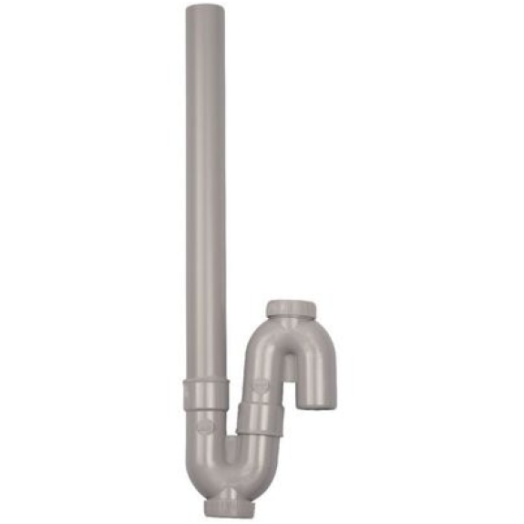 Siphon plastique à sortie verticale Siphon plastique à sortie verticale-Lire la description