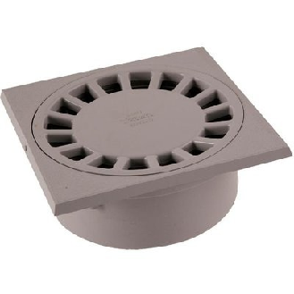 Siphon pvc  - Coloris: Gris clair | Ø Femelle: 90 | Ø Mâle: 80 | G. d'eau: 36 | Ø De: 182 | E: 200 | H: 92-Lire la description