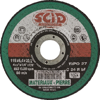 Disque à ébarber les matériaux  - Diamètre (mm): 125-Lire la description