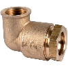Coude 90° femelle  - Ø - Filet.: 20 - 1/2'' | Tube: PE