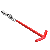 Douille pour bougie d'allumage à poignée en T Jetech de 5/8 pouces (16 mm), clé à cliquet flexible, en acier allié Cr-V traité thermiquement, rotation à 360 degrés