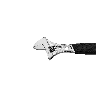 Jetech clé à molette réglable à poignée souple de 8 pouces, forgée, traitée thermiquement, clé à décalage professionnelle de qualité industrielle avec extrémité à douille à 12 pans, métrique-Lire la description