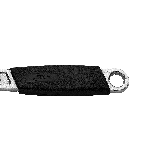 Jetech clé à molette réglable à poignée souple de 8 pouces, forgée, traitée thermiquement, clé à décalage professionnelle de qualité industrielle avec extrémité à douille à 12 pans, métrique-Lire la description