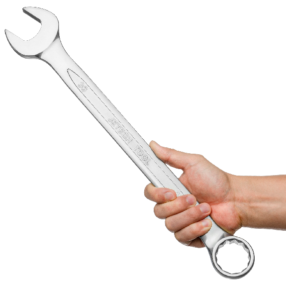 Jetech Clé combinée de 36 mm - Clés de serrage de qualité industrielle avec 12 points, 15 degrés de décalage, fabriquées en acier chrome vanadium durable avec finition sablée, forgées, traitées thermiquement, métriques-Lire la description