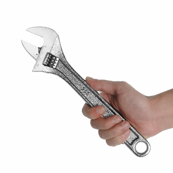Jetech clé à molette réglable de 10 pouces - clé à décalage professionnelle avec large ouverture de calibre-Lire la description