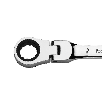 Jetech clé à tête flexible de 19 mm, qualité industrielle, fabriquée en acier allié au chrome-vanadium forgé et traité thermiquement, clé à cliquet flexible à tête articulée entièrement polie à 12 points, métrique-Lire la description