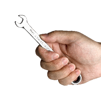 Jetech Clé à engrenage à tête flexible 10mm, Clé à cliquet flexible de qualité industrielle en acier allié Cr-V forgé et traité thermiquement, clé combinée à cliquet à tête flexible 12 points entièrement polie, métrique-Lire la description