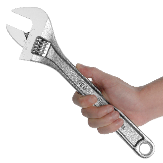 Jetech 12 po Clé SAE ajustable — Clé à décalage professionnelle avec calibre à ouverture large-Lire la description