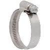 Collier bande non perforée w4, tout inox  - Vendu par: 10 | Bande: 12 mm | Plage de serrage: 40 - 60 mm