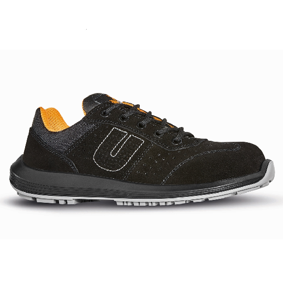 U-Power - Chaussure de sécurité basse sans métal SUN - Environnements secs - S1P SRC U-Power - Chaussure de sécurité basse sans métal SUN - Environnements secs - S1P SRC-Lire la description