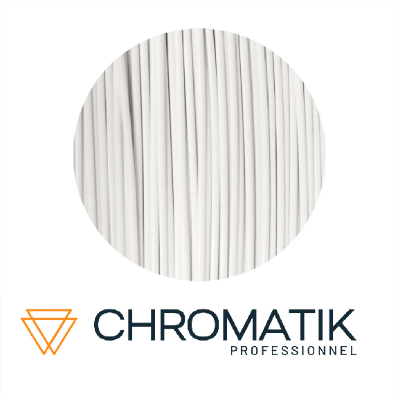 Chromatik Professionnel - PETG Blanc 3000g - Filament 1.75mm-Lire la description