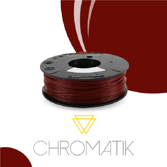 Chromatik - PLA Rouge Cerise 750g - Filament 1.75mm-Lire la description
