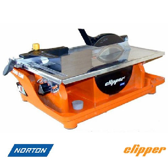 Scie de carrelage sur table électrique Norton Clipper 800W 200mm TT200 EM-Lire la description