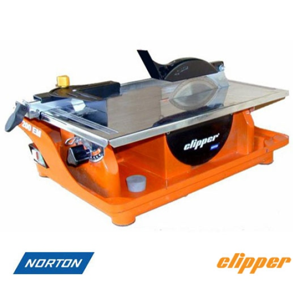 Scie de carrelage sur table électrique Norton Clipper 800W 200mm TT200 EM-Lire la description