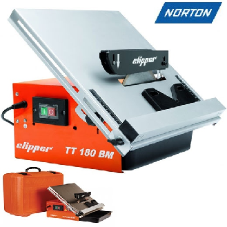 Scie de carrelage électrique Norton Clipper 180 mm 230V 550W TT180 BM-Lire la description