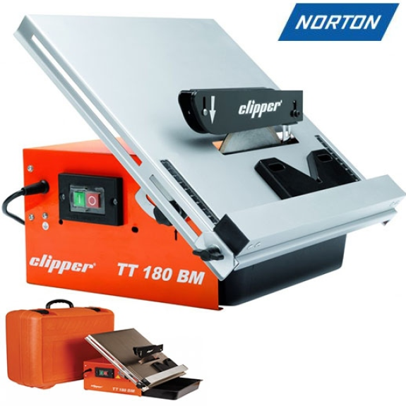Scie de carrelage électrique Norton Clipper 180 mm 230V 550W TT180 BM-Leggi tutto