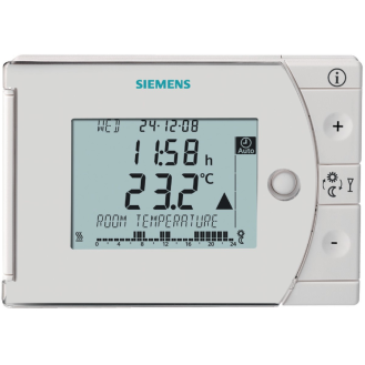 RDD100.1RF Thermostat d'ambiance sans progmation sans fils Réf. S55770-T281-Lire la description