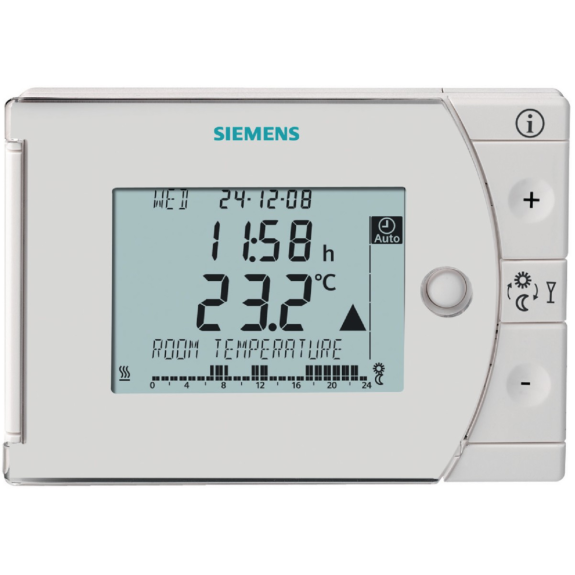 RDD100.1RF Thermostat d'ambiance sans progmation sans fils Réf. S55770-T281-Lire la description