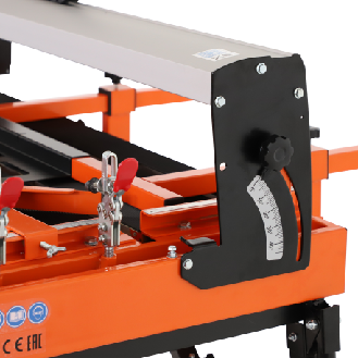Scie de carrelage 1100W avec guidage par rail-Lire la description