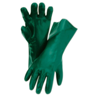 Handschuh 628, Gr. 10, 28 cm lang, grün-Beschreibung lesen