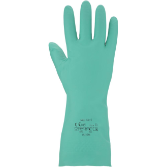 Handschuh 3450, Gr.8, grün-Beschreibung lesen