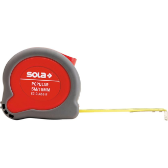 Taschenbandmaß Popular 5mx19mm gelb Sola-Beschreibung lesen