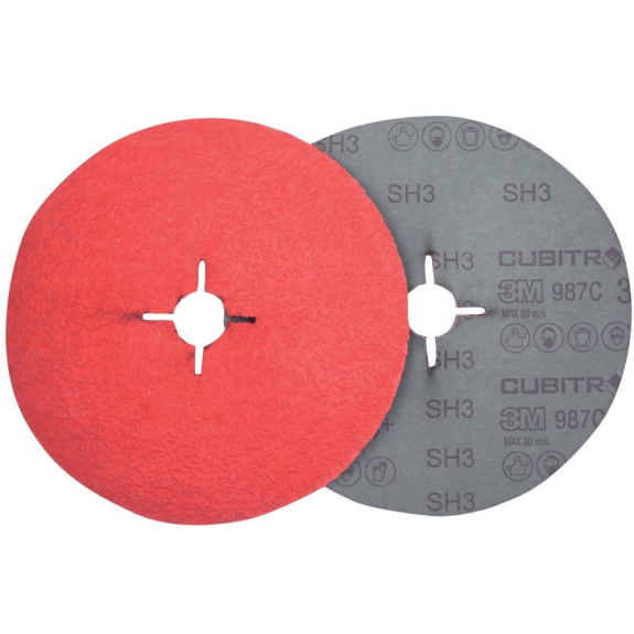 Fibechleifscheibe Cubitron II 987C 115mm P080+-Beschreibung lesen