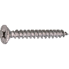Vis à bois inox A2 tête fraisée PZ  - Vendu par: 200 | L (mm): 25 | Fileta: Total | Emut: PZ2 | D (mm): 3 | DK (mm): 6
