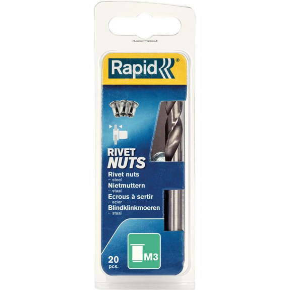 Rapid Blindnietmuttern M3 Rapid Blindnietmuttern M3-Beschreibung lesen