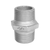 Raccord fileté/taraudé - Mamelon double - Fonte Galva - 1/2" M - Pmax: 25 bar