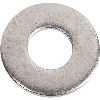 Rondelle plate inox  - Vendu par: 25 | S (mm): 3 | D2: 40 | D1: 20
