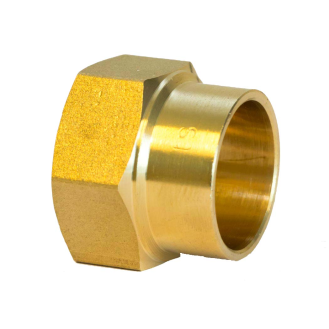 Manchon F/C laiton  Ø 3/8" F x 10*-Lire la description