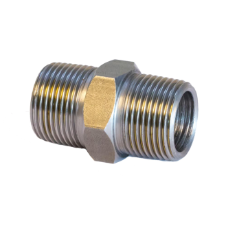 Mamelon double réduit MM acier  Ø 2" x 1"*-Lire la description