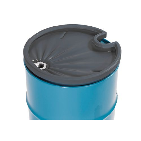 Entonnoir  en polyéthylène (PE) pour fûts 5 litres, avec adaptateur-Lire la description